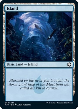 Image for Island (269) (269) (Adventures in the Forgotten Realms) (Foil) - Magic: The Gathering