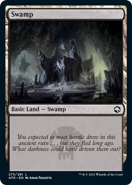 Image for Swamp (273) (273) (Adventures in the Forgotten Realms) (Foil) - Magic: The Gathering