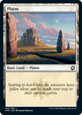 Image for Plains (263) (263) (Adventures in the Forgotten Realms) (Foil) - Magic: The Gathering