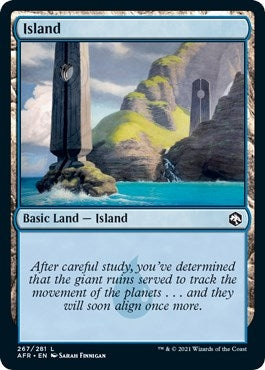 Image for Island (267) (267) (Adventures in the Forgotten Realms) (Foil) - Magic: The Gathering