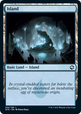 Image for Island (266) (266) (Adventures in the Forgotten Realms) (Foil) - Magic: The Gathering