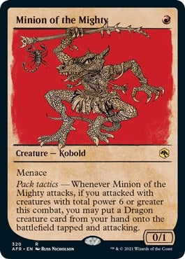 Image for Minion of the Mighty (Showcase) (320) (Adventures in the Forgotten Realms) - Magic: The Gathering