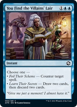 Image for You Find the Villains' Lair (84) (Adventures in the Forgotten Realms) (Foil) - Magic: The Gathering