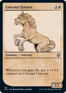 Image for Celestial Unicorn (Showcase) (301) (Adventures in the Forgotten Realms) - Magic: The Gathering