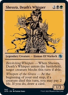 Image for Shessra, Death's Whisper (Showcase) (345) (Adventures in the Forgotten Realms) - Magic: The Gathering