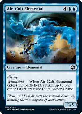Image for Air-Cult Elemental (45) (Adventures in the Forgotten Realms) (Foil) - Magic: The Gathering