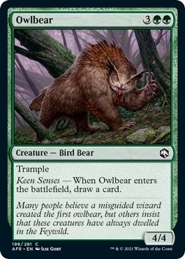 Image for Owlbear (198) (Adventures in the Forgotten Realms) - Magic: The Gathering