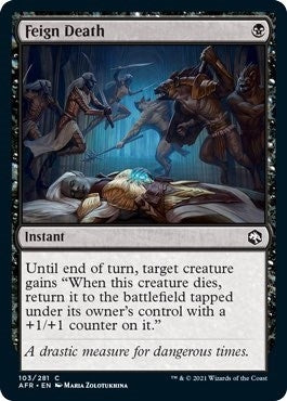 Image for Feign Death (103) (Adventures in the Forgotten Realms) (Foil) - Magic: The Gathering