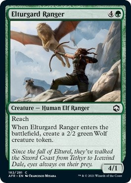 Image for Elturgard Ranger (182) (Adventures in the Forgotten Realms) (Foil) - Magic: The Gathering