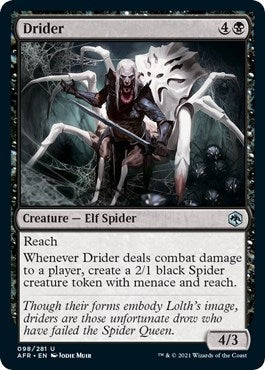 Image for Drider (98) (Adventures in the Forgotten Realms) (Foil) - Magic: The Gathering