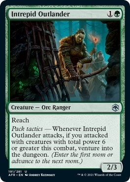 Image for Intrepid Outlander (191) (Adventures in the Forgotten Realms) (Foil) - Magic: The Gathering