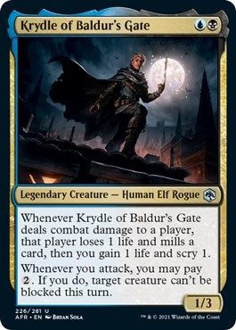 Image for Krydle of Baldur's Gate (226) (Adventures in the Forgotten Realms) (Foil) - Magic: The Gathering