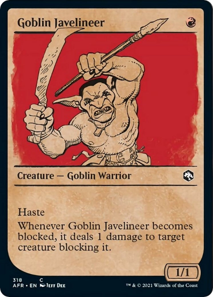 Image for Goblin Javelineer (Showcase) (318) (Adventures in the Forgotten Realms) - Magic: The Gathering