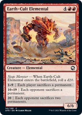 Earth-Cult Elemental (141) (Adventures in the Forgotten Realms)