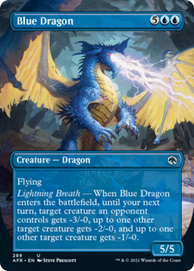 Blue Dragon (Borderless) (289) (Adventures in the Forgotten Realms)