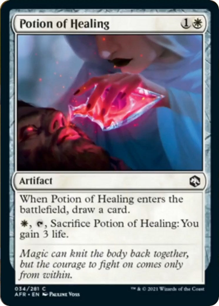 Image for Potion of Healing (34) (Adventures in the Forgotten Realms) (Foil) - Magic: The Gathering
