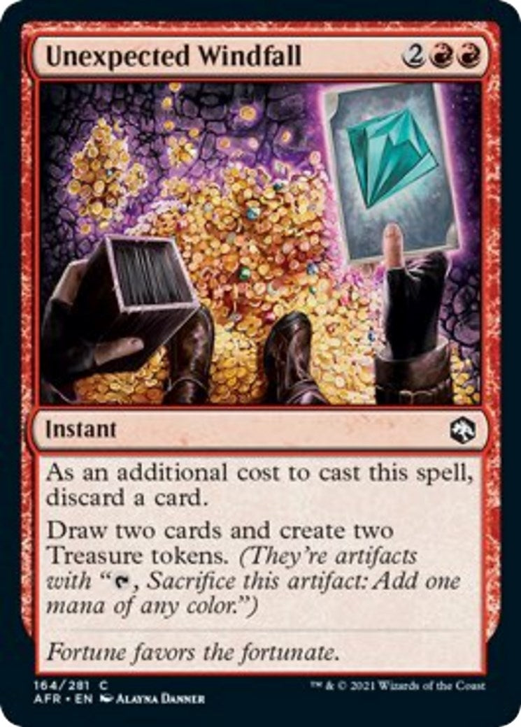 Image for Unexpected Windfall (164) (Adventures in the Forgotten Realms) - Magic: The Gathering