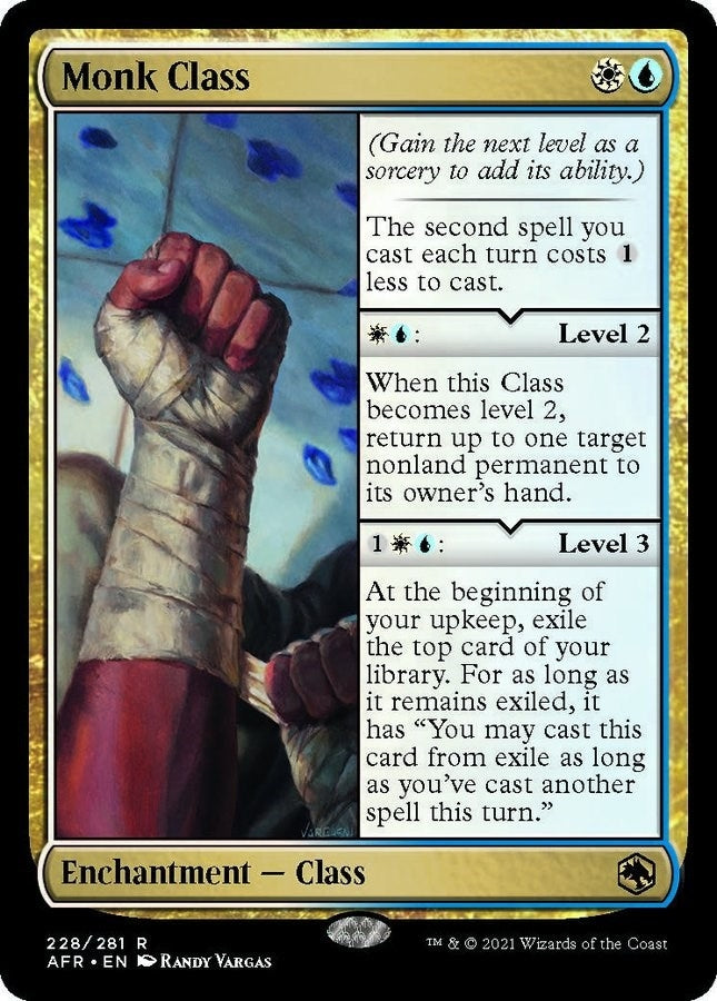 Image for Monk Class (228) (Adventures in the Forgotten Realms) - Magic: The Gathering
