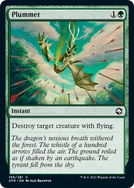 Image for Plummet (199) (Adventures in the Forgotten Realms) (Foil) - Magic: The Gathering