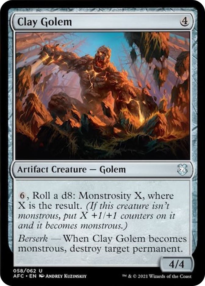 Clay Golem (58) (Adventures in the Forgotten Realms)
