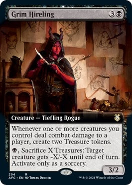 Grim Hireling (Extended Art) (294) (Adventures in the Forgotten Realms)