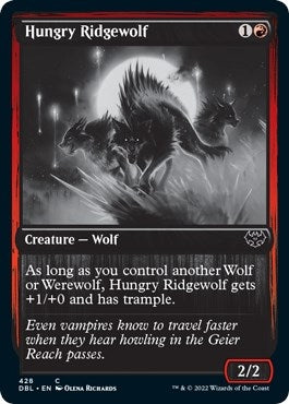 Hungry Ridgewolf (428) (Innistrad: Double Feature)