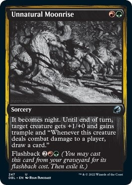 Unnatural Moonrise (247) (Innistrad: Double Feature)