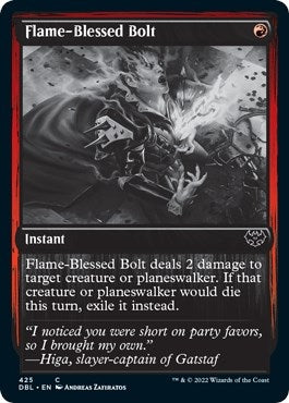 Flame-Blessed Bolt (425) (Innistrad: Double Feature)