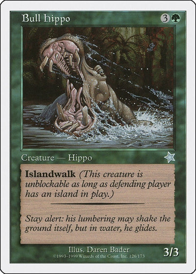 Bull Hippo (126) (S99)