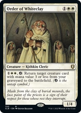 Image for Order of Whiteclay (703) (Commander Legends: Battle for Baldur's Gate) - Magic: The Gathering