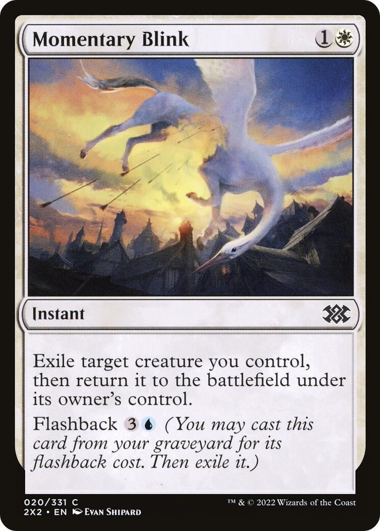 Momentary Blink (20) (Double Masters 2022) (Foil)