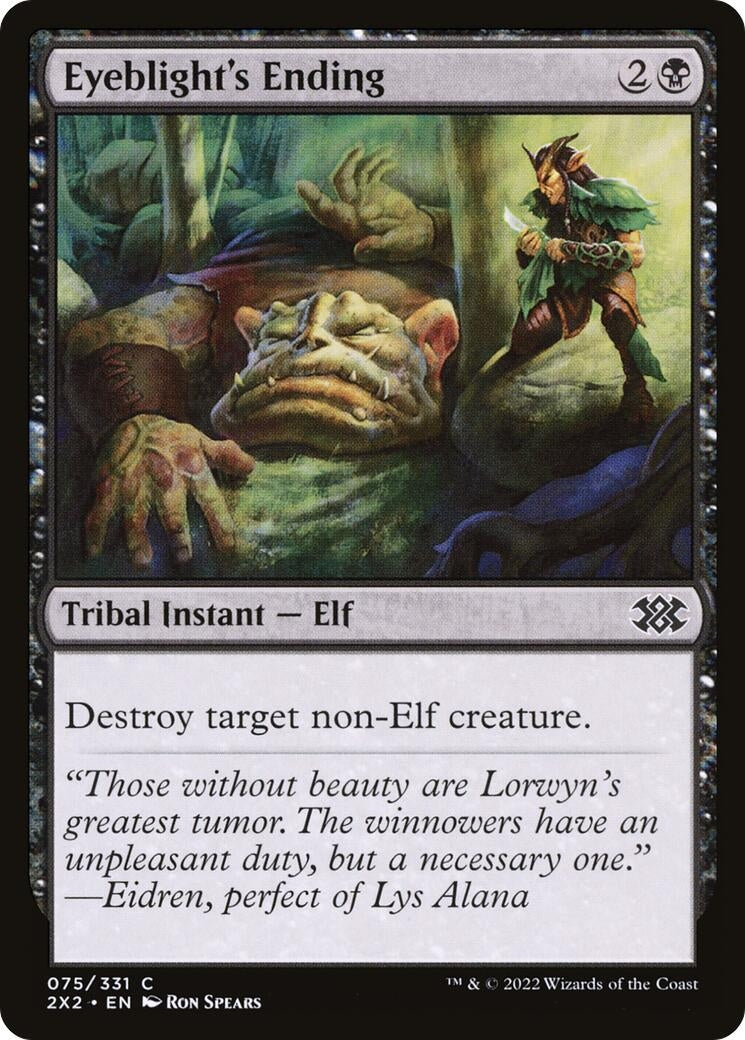 Eyeblight's Ending (75) (Double Masters 2022) (Foil)