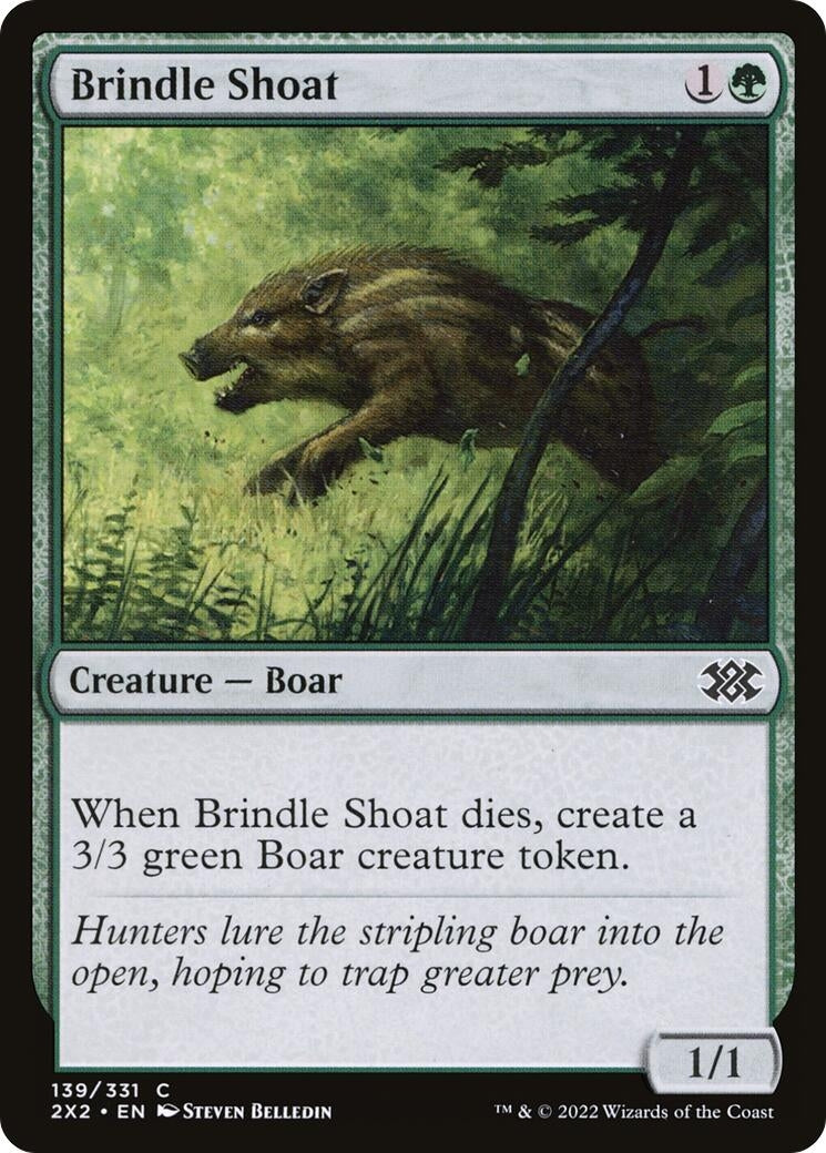 Brindle Shoat (139) (Double Masters 2022) (Foil)