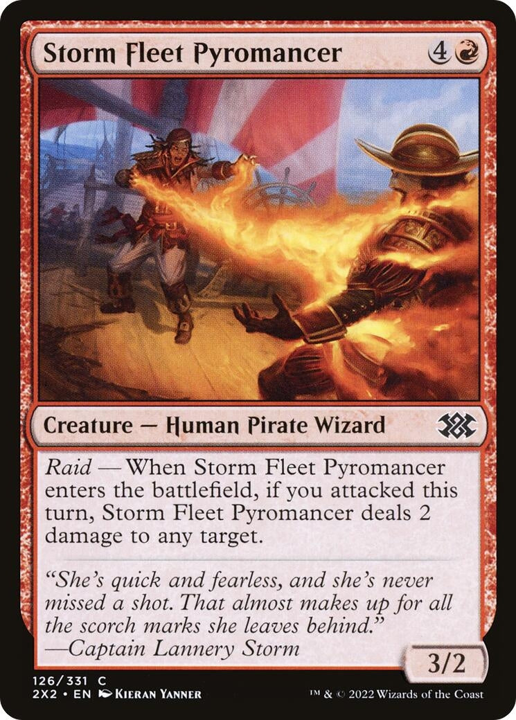 Storm Fleet Pyromancer (126) (Double Masters 2022) (Foil)