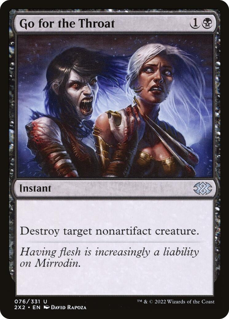 Go for the Throat (76) (Double Masters 2022) (Foil)