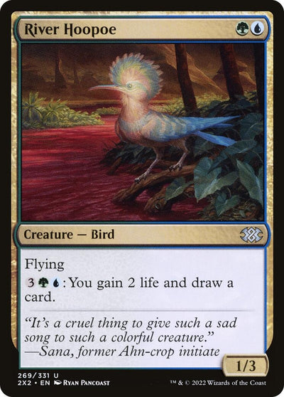 River Hoopoe (269) (Double Masters 2022) (Foil)