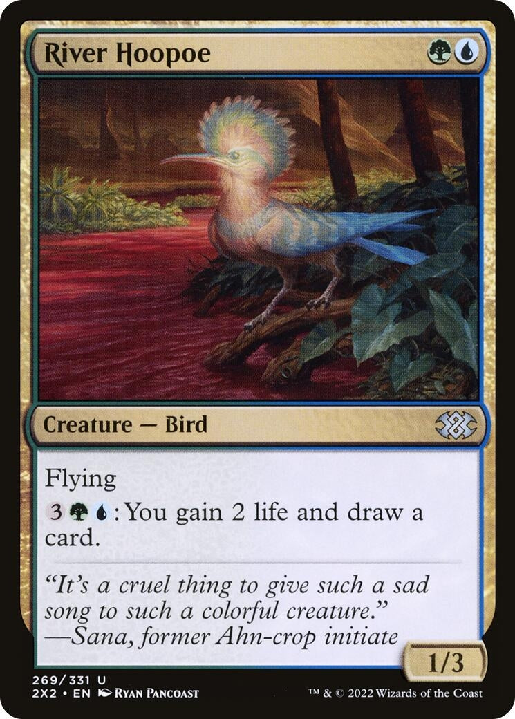 River Hoopoe (269) (Double Masters 2022) (Foil)