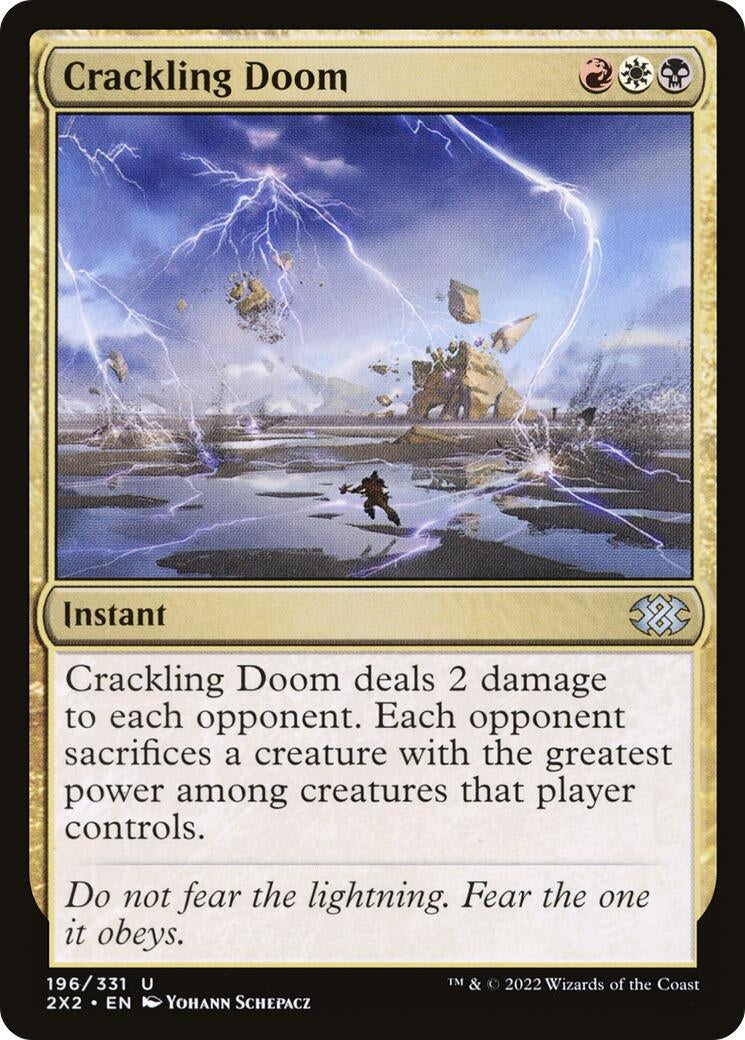 Crackling Doom (196) (Double Masters 2022) (Foil)