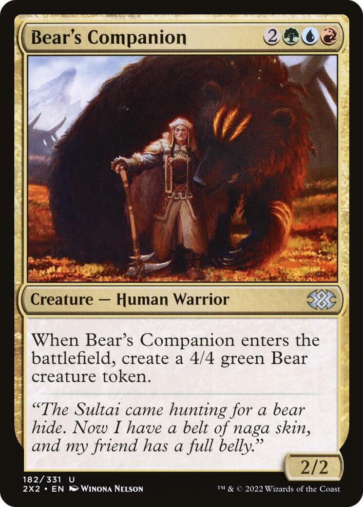 Bear's Companion (182) (Double Masters 2022)