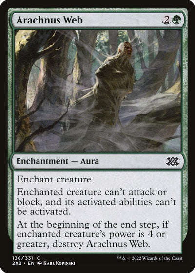Arachnus Web (136) (Double Masters 2022) (Foil)
