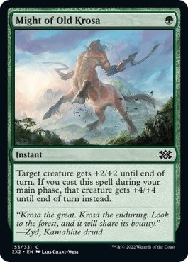 Might of Old Krosa (153) (Double Masters 2022) (Foil)