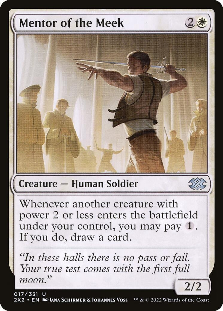Mentor of the Meek (17) (Double Masters 2022) (Foil)