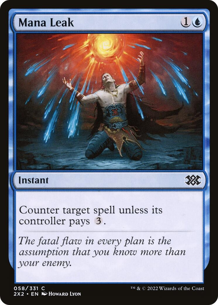 Mana Leak (58) (Double Masters 2022) (Foil)
