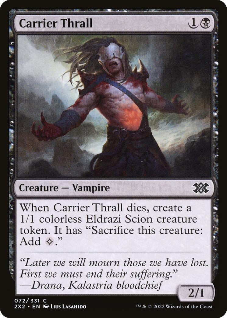 Carrier Thrall (72) (Double Masters 2022) (Foil)