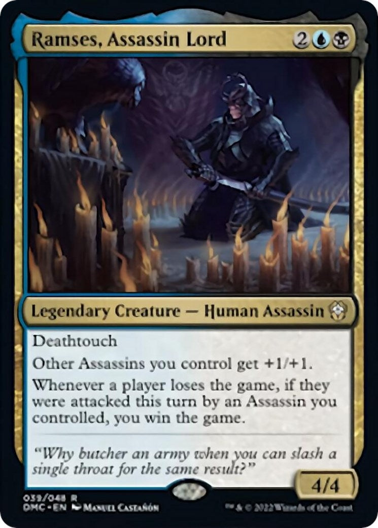 Ramses, Assassin Lord (39) (Dominaria United)