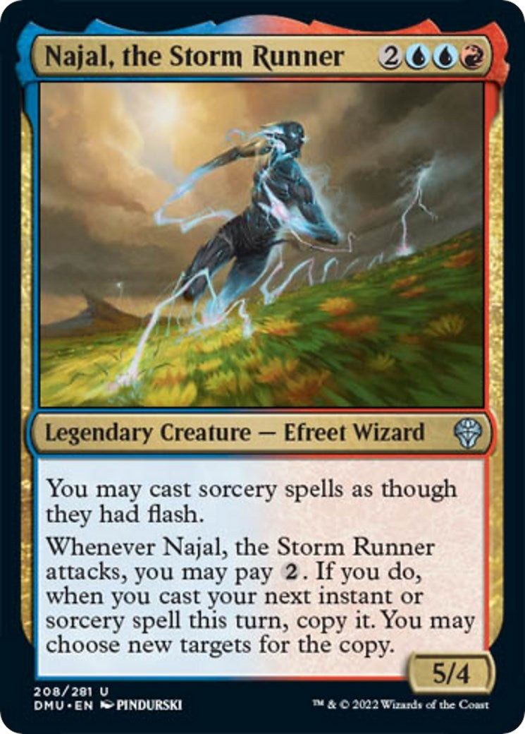 Najal, the Storm Runner (208) (Dominaria United) (Foil)