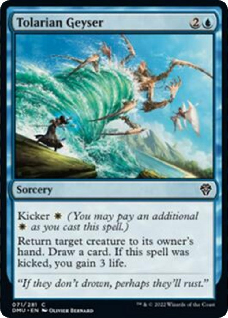 Tolarian Geyser (71) (Dominaria United)