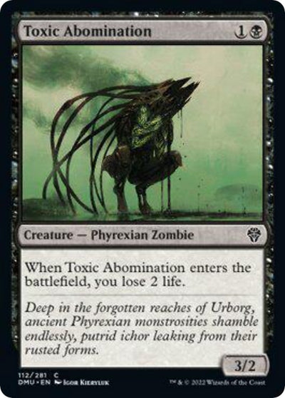 Toxic Abomination (112) (Dominaria United)