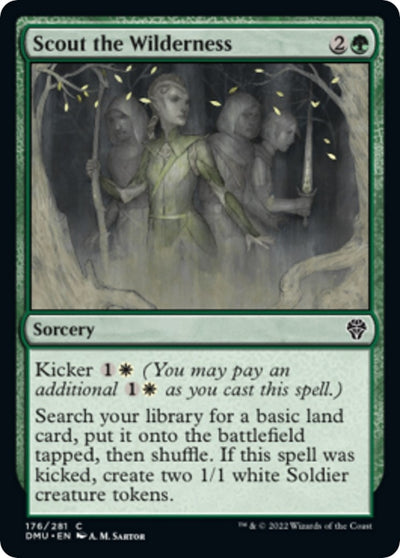 Scout the Wilderness (176) (Dominaria United) (Foil)