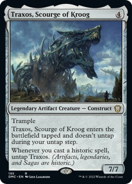 Traxos, Scourge of Kroog (195) (Dominaria United)
